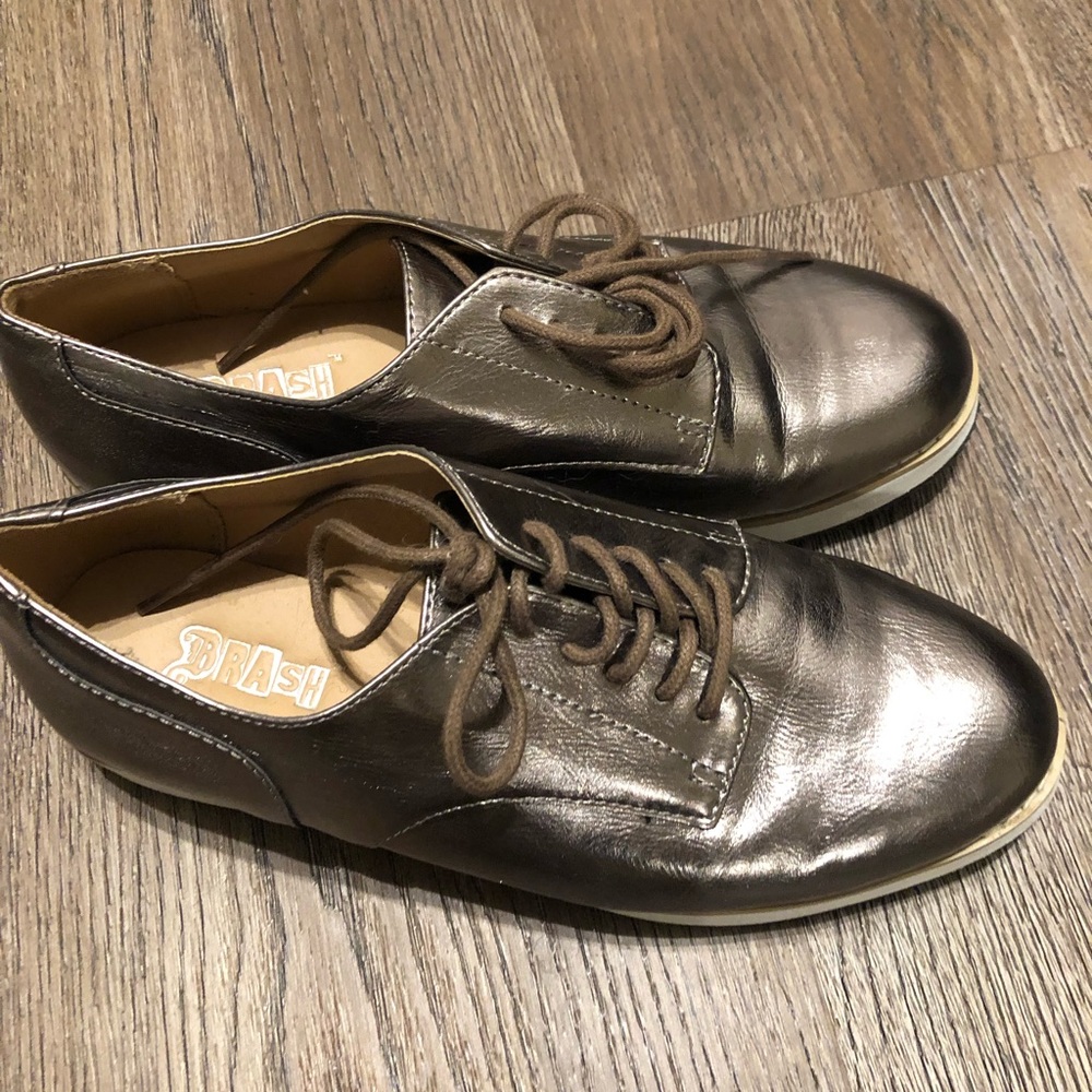 metallic sneakers